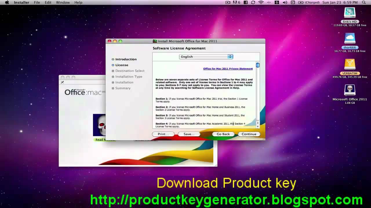 Product key for mac microsoft word 2011 free